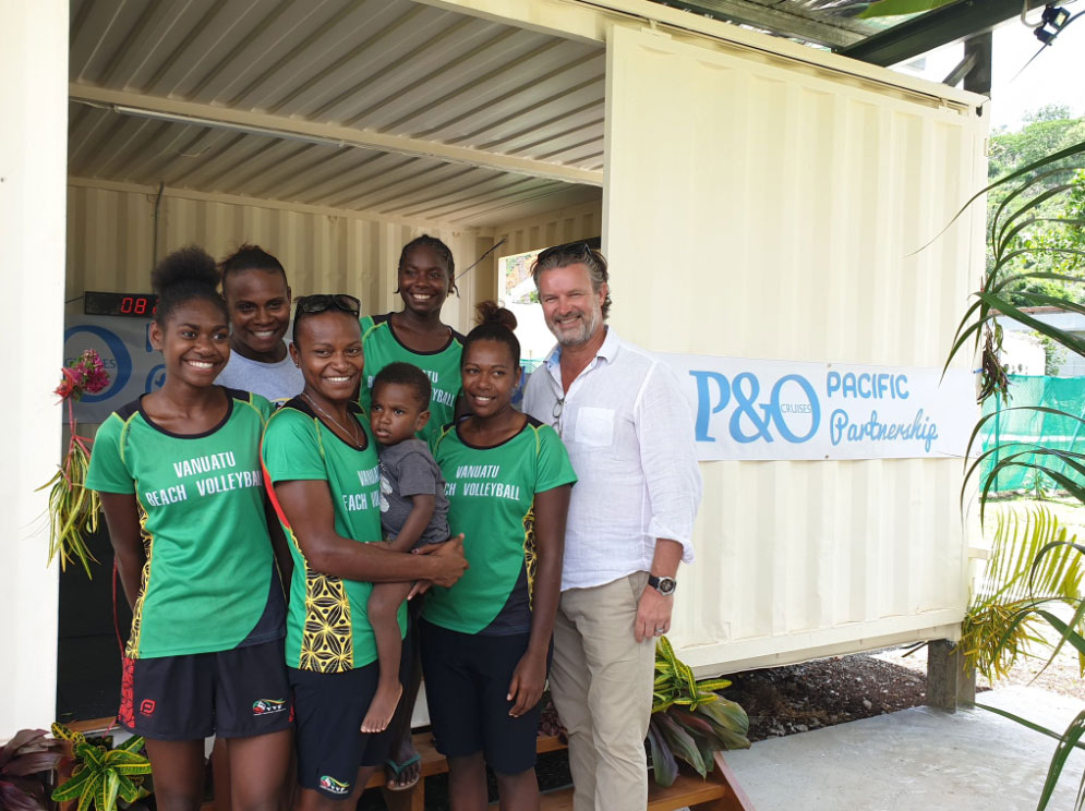 New Van Volleyball Gym Opens Thanks To P&O