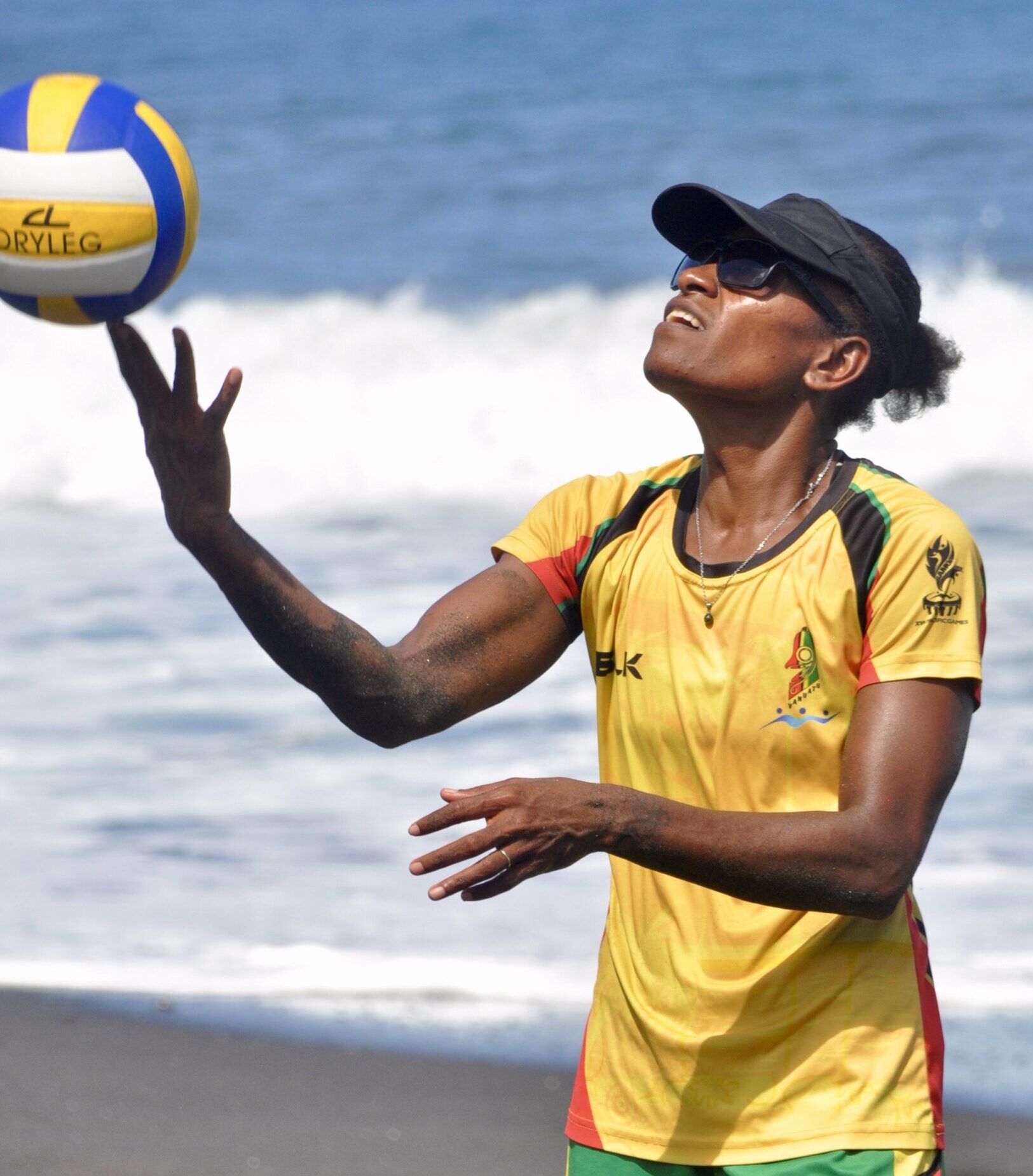 Life’s a beach for Vanuatu “super-mum” Miller Pata