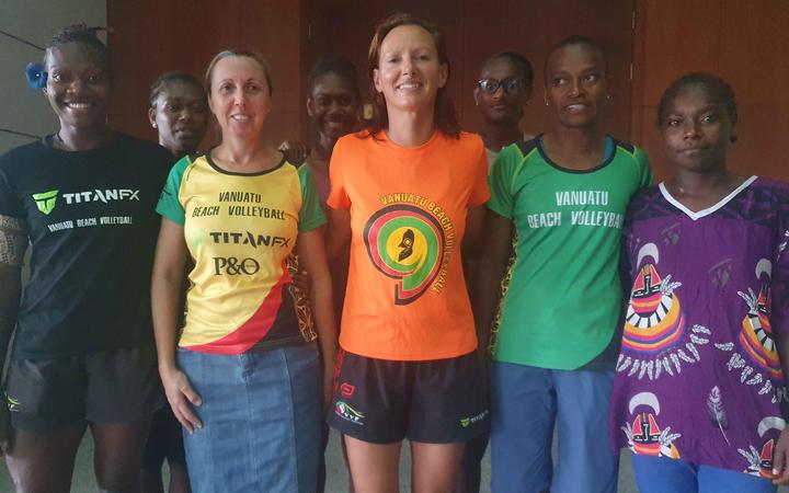 Vanuatu Beach Volleyball Stars Register for Covid-19 Vaccine