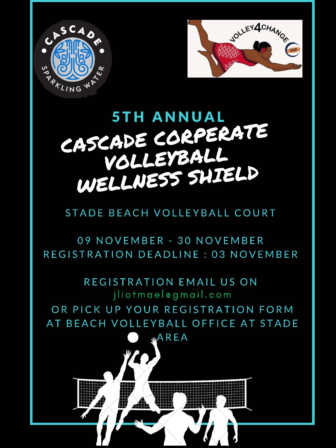 Corporate Volleyball Wellness Shield 2023